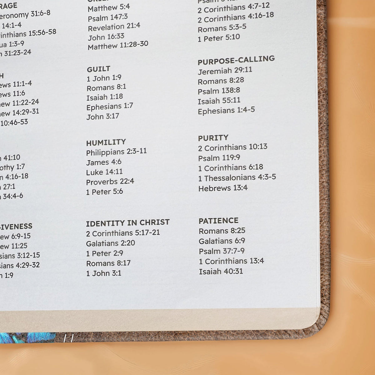 Light Leather Prayer Journal