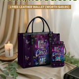 "Limitless" - Philippians 4:13 Leather Handbag Deal