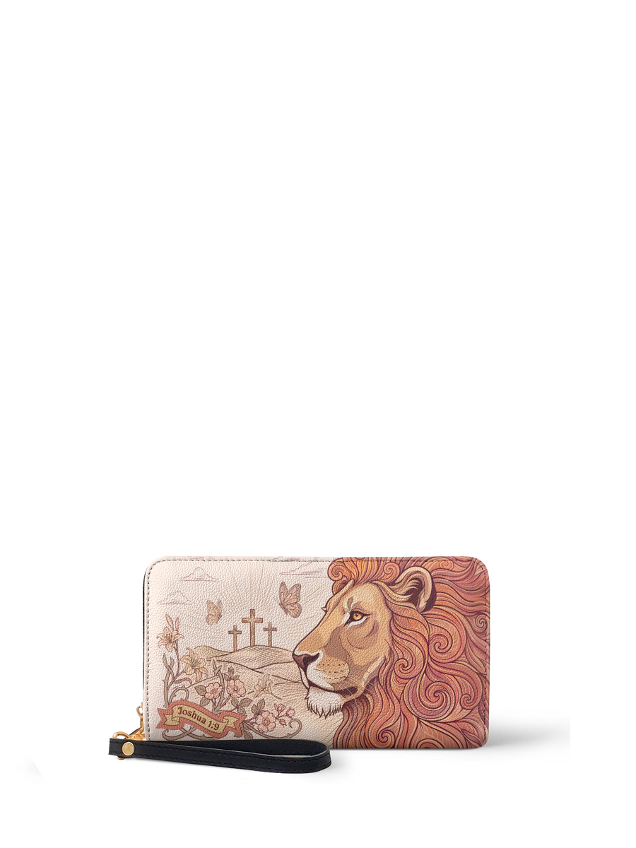 Lion of Judah - Joshua 1:9 Wallet Pre-order