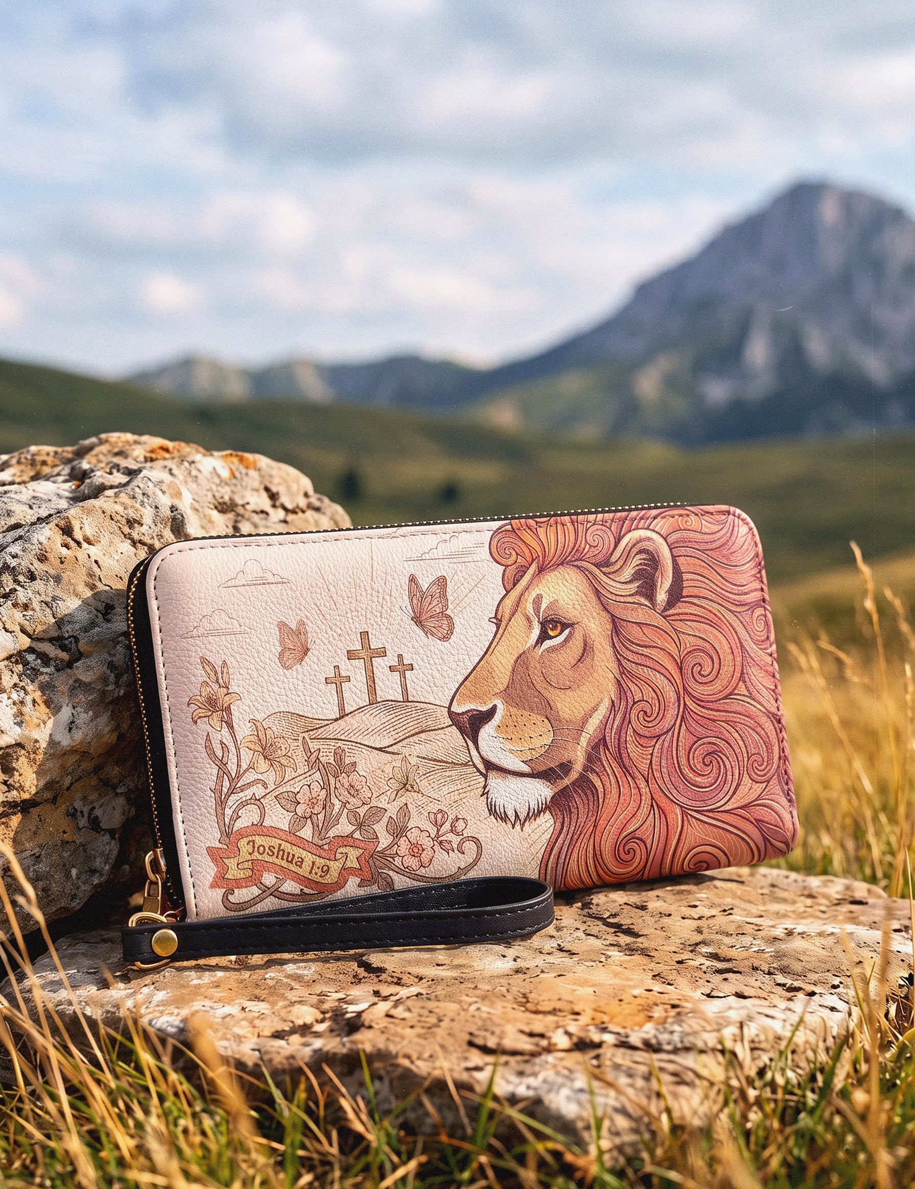 Lion of Judah - Joshua 1:9 Wallet