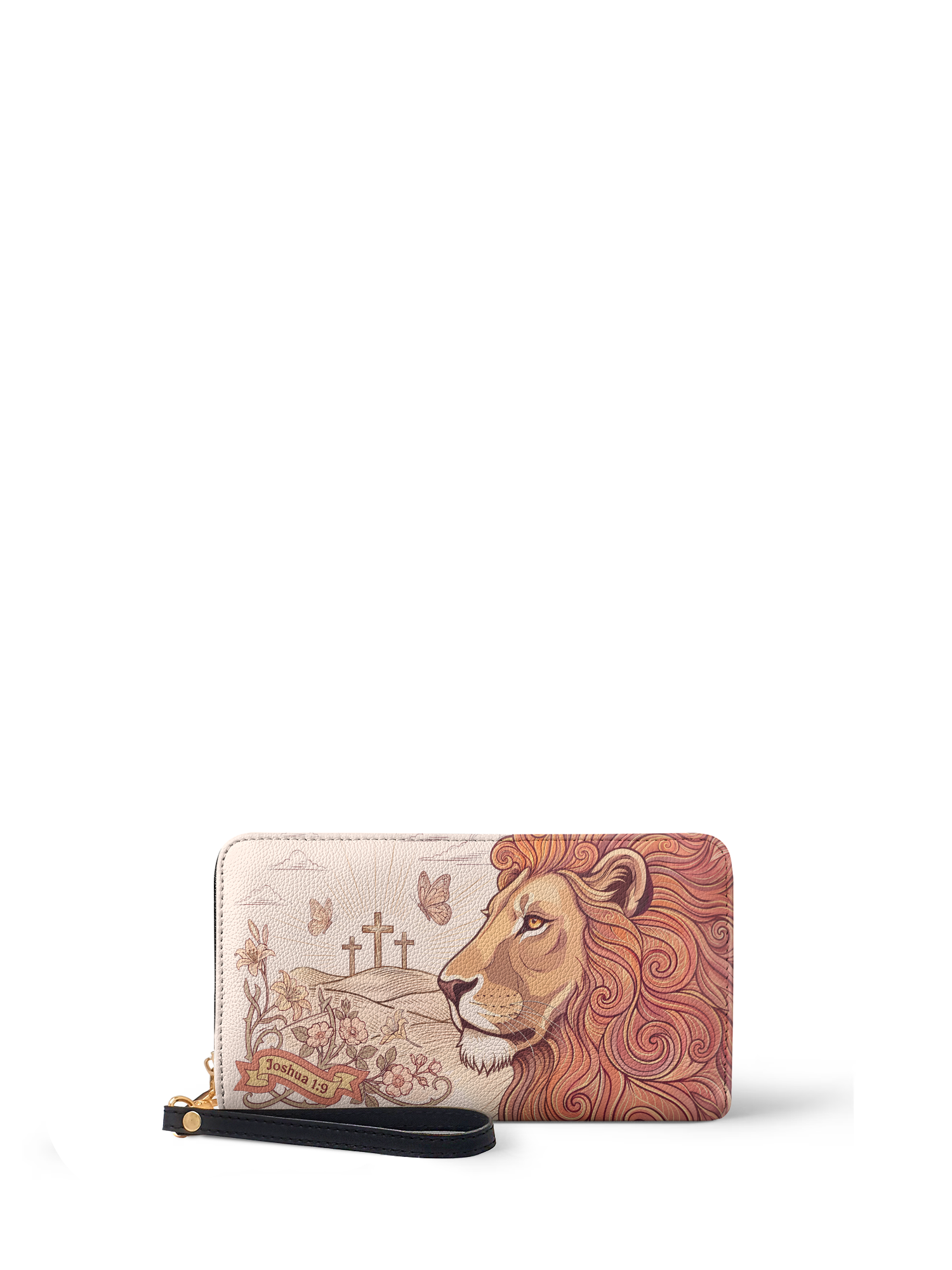 Lion of Judah - Joshua 1:9 Wallet