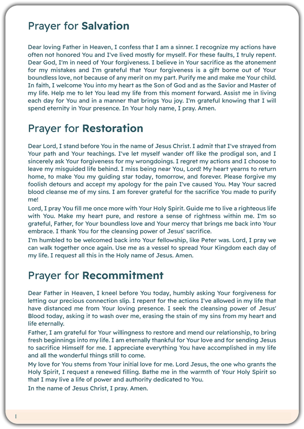 Guided Prayer
