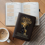 Righteous - 1 Timothy 6:11 Leather Prayer Journal