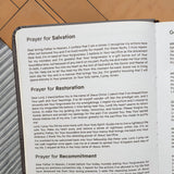 Righteous - 1 Timothy 6:11 Leather Prayer Journal