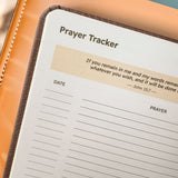 Faithful - 1 Timothy 6:11 Leather Prayer Journal