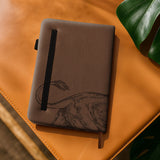 Faithful - 1 Timothy 6:11 Leather Prayer Journal