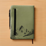 Soar - 1 Timothy 6:11 Leather Prayer Journal