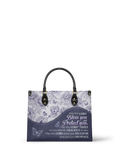 Blessing - Numbers 6:24-26 Leather Handbag