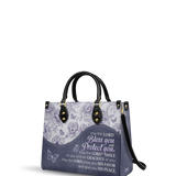 Blessing - Numbers 6:24-26 Leather Handbag