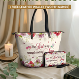 "Melody" - Psalm 118:14 Leather Tote Bag Deal