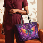 My Light - Psalm 27:1 Leather Tote Bag Preorder