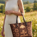 My Shepherd – Psalm 23:1 Leather Tote Bag Preorder