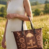 My Shepherd – Psalm 23:1 Leather Tote Bag Preorder