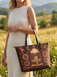 My Shepherd – Psalm 23:1 Leather Tote Bag Preorder