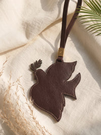 "Peace I Leave With You" - Dove Leather Bag Charm