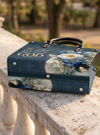 Peace - Psalm 46:10 Deluxe Leather Handbag Pre-order