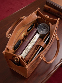 Philippians 4:13 - Embossed Leather Handbag