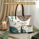 "Poise" - 2 Timothy 1:7 Leather Tote Bag Deal