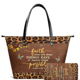 Possible - Luke 1:37 Leather Tote Bag Deal