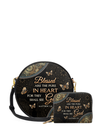 Pure - Matthew 5:8 Circle Crossbody Bag Deal