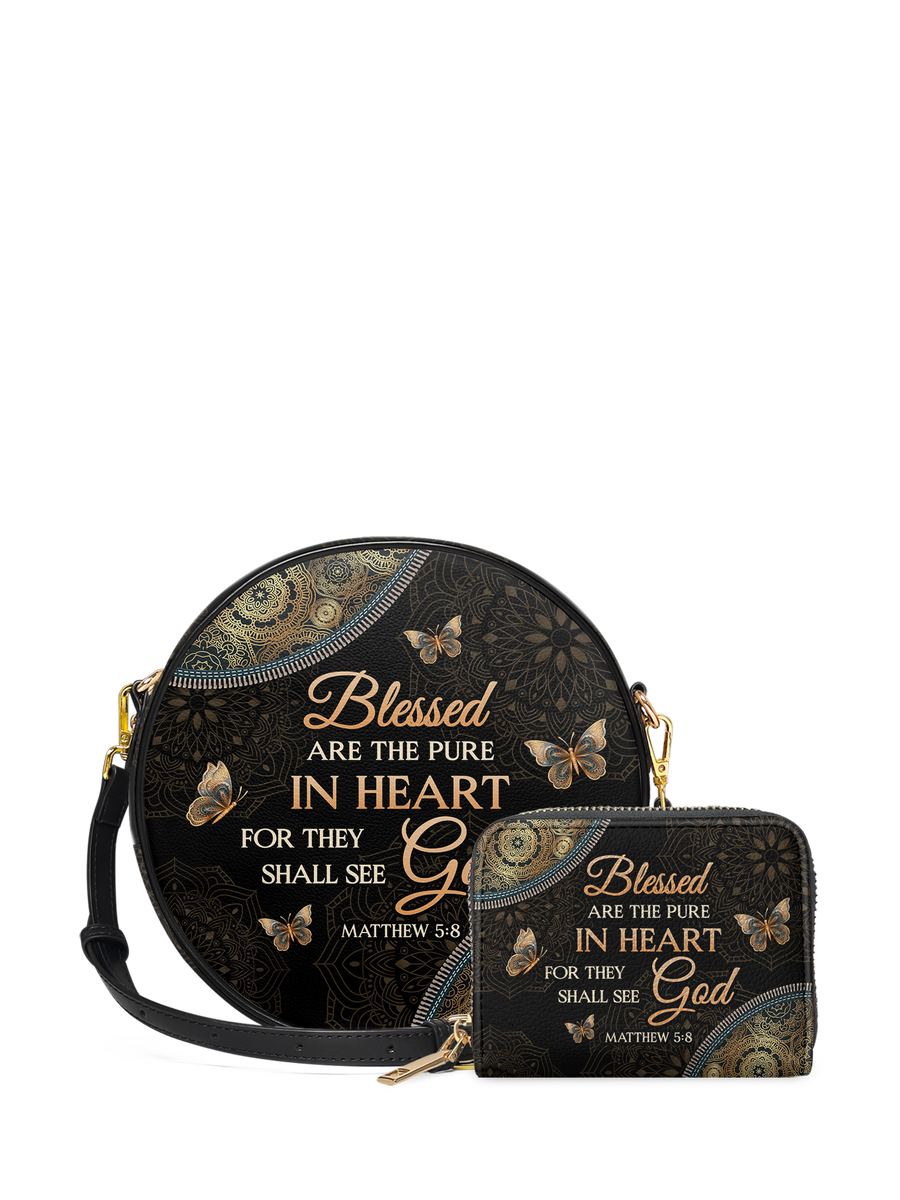 Pure - Matthew 5:8 Circle Crossbody Bag Deal