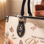 Purpose - Jeremiah 29:11 Deluxe Leather Handbag Pre-order