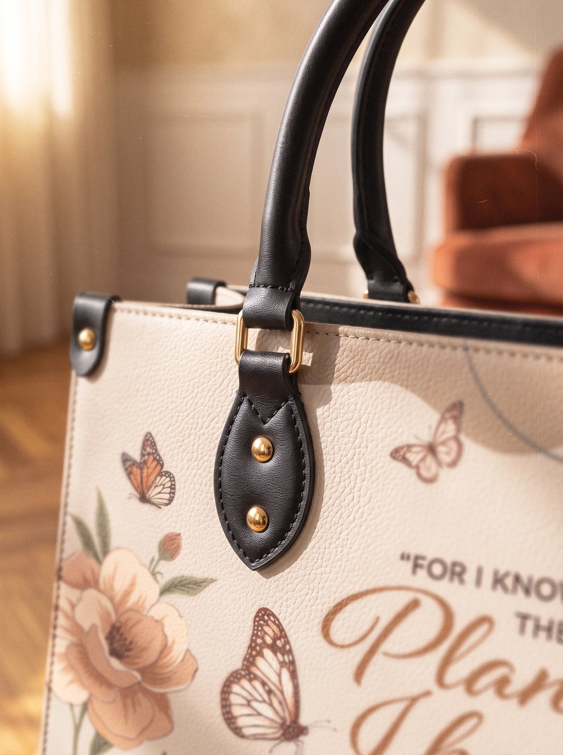 Purpose - Jeremiah 29:11 Deluxe Leather Handbag Pre-order