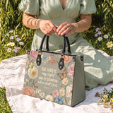 Radiance - Psalm 27:1 Deluxe Leather Handbag Pre-order