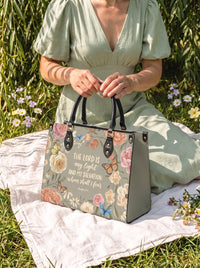 Radiance - Psalm 27:1 Deluxe Leather Handbag