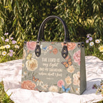 Radiance - Psalm 27:1 Deluxe Leather Handbag Pre-order