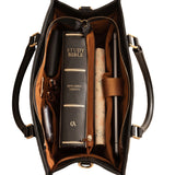 Refuge - Psalm 46:10 Deluxe Leather Handbag Pre-order