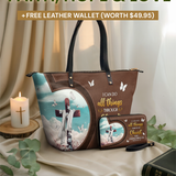 Rise - Philippians 4:13 Leather Tote Bag Deal