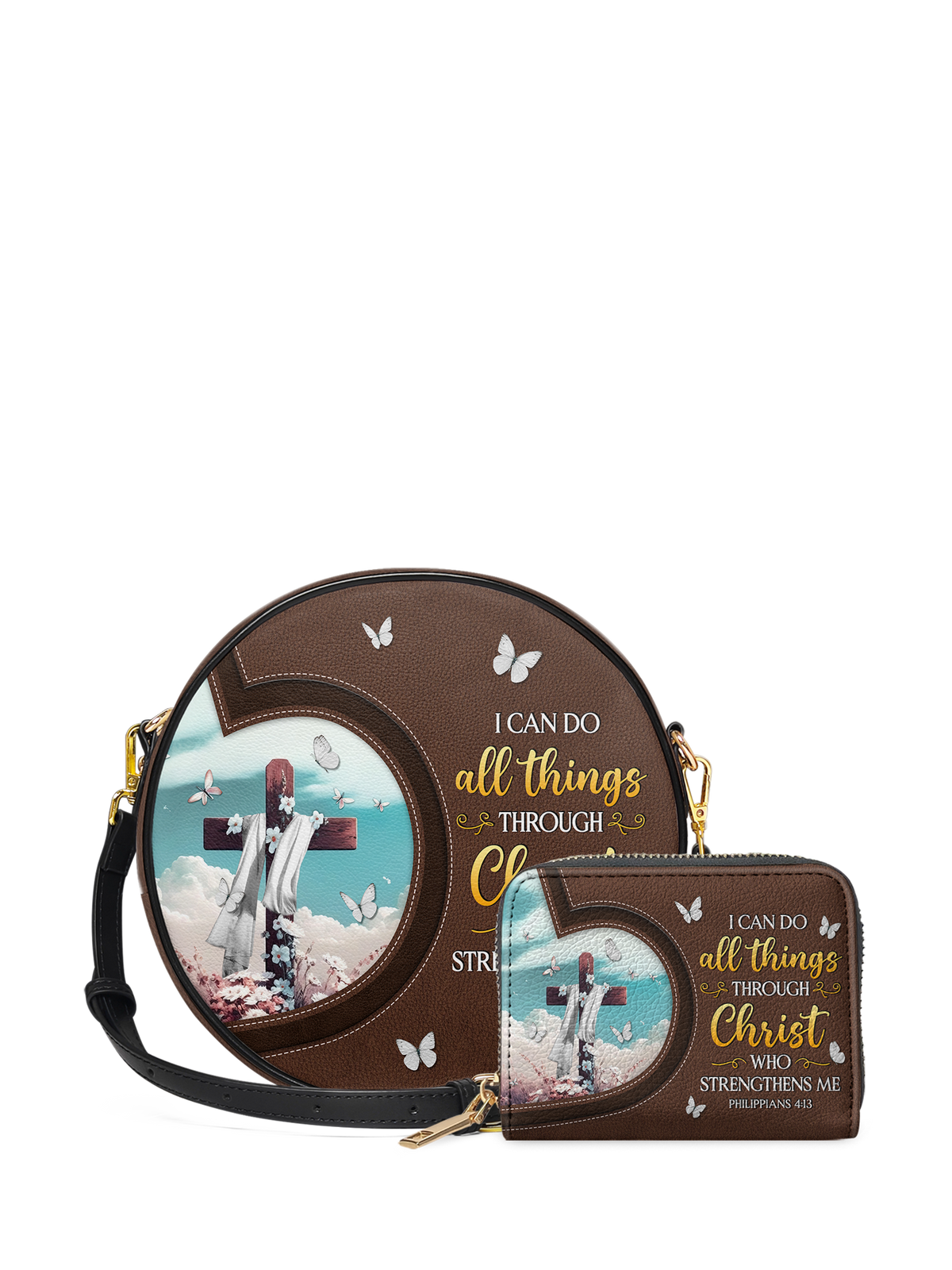 Rise - Philippians 4:13 Circle Crossbody Bag Deal