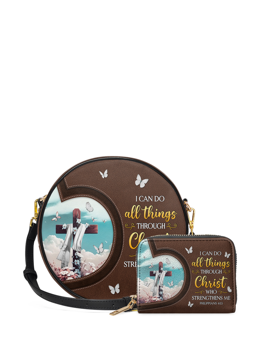 Rise - Philippians 4:13 Circle Crossbody Bag Deal