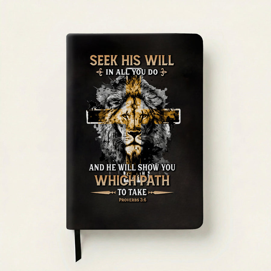 Pathway - Proverbs 3:6 Leather Prayer Journal