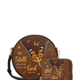 Serene - Psalm 46:10 Circle Crossbody Bag Deal