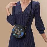 "Anchor" - Romans 8:31 Circle Crossbody Bag