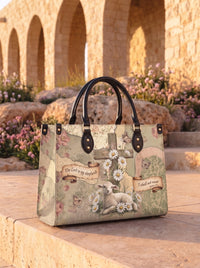 Shepherd - Psalm 23:1 Deluxe Leather Handbag