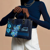 "Blessed" Leather Handbag