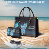 "Blessed" Leather Handbag Deal