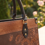 Solace - Psalm 46:10 Deluxe Leather Handbag Pre-order