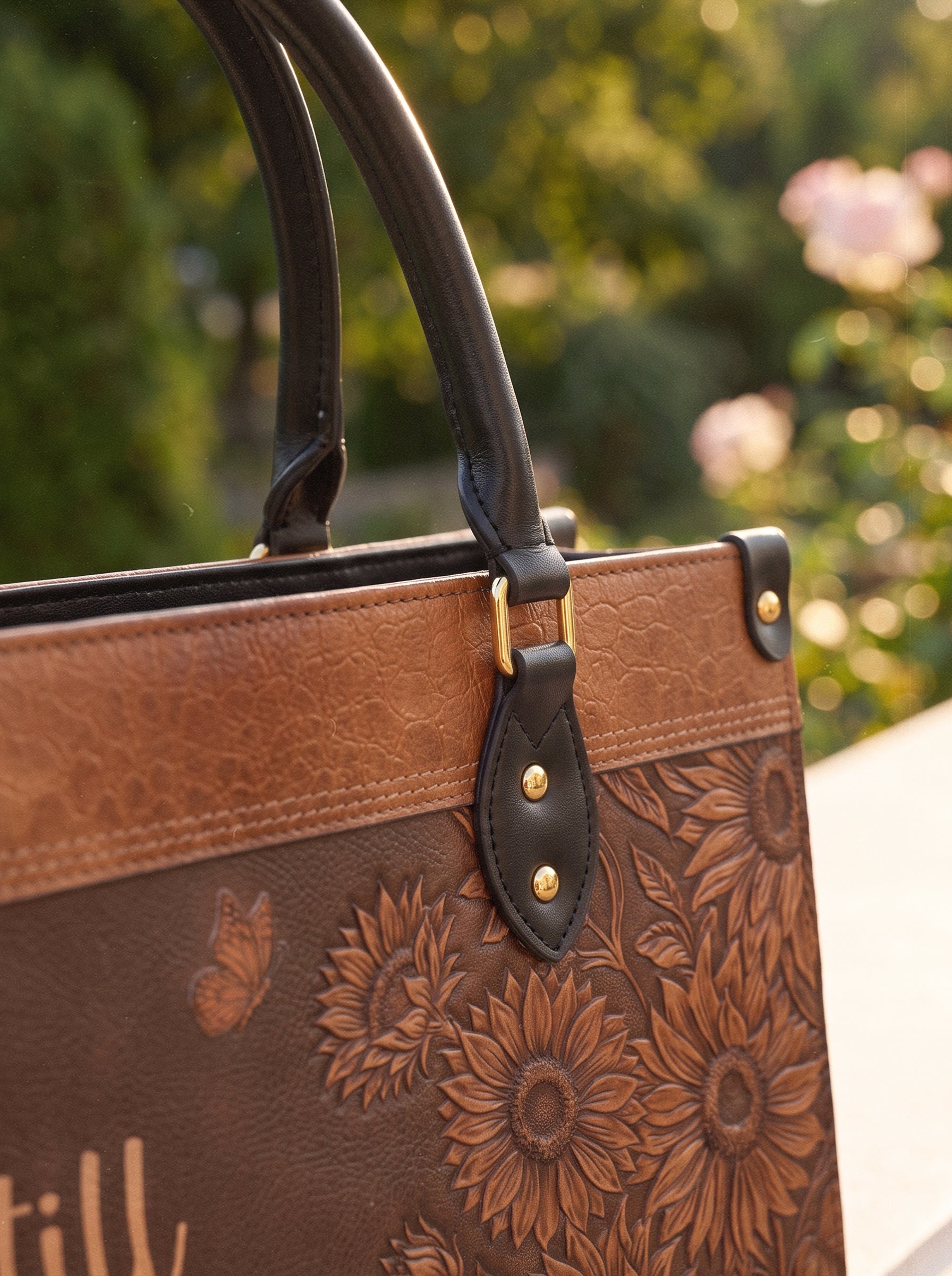 Solace - Psalm 46:10 Deluxe Leather Handbag Pre-order