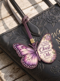 Strength In Christ Leather Charm Pre-order