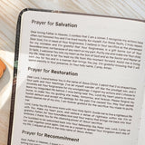Shield - Psalm 28:7 Leather Prayer Journal