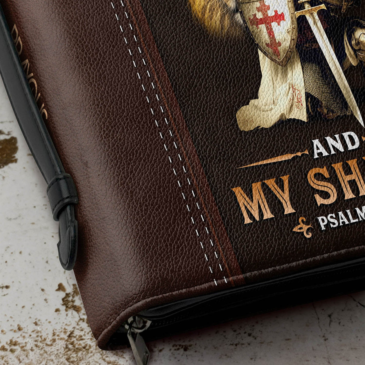 Shield - Psalm 28:7 Bible Cover