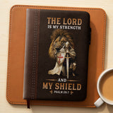 Shield - Psalm 28:7 Leather Prayer Journal