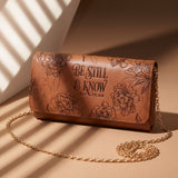 Tranquil - Psalm 46:10 Embossed Leather Wallet