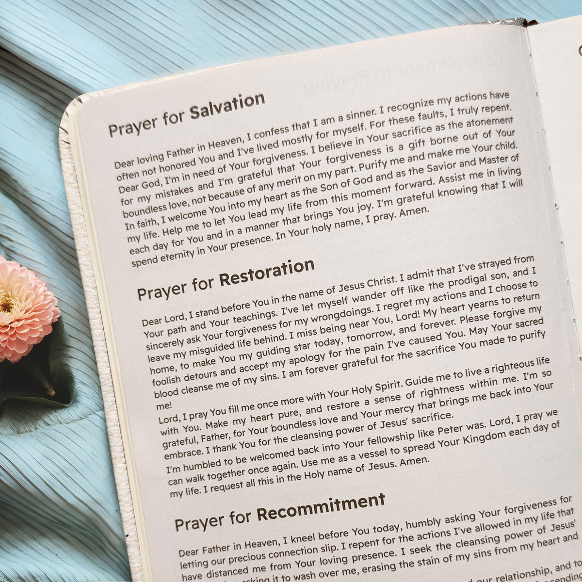 Devoted - Proverbs 3:5 Leather Prayer Journal