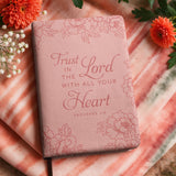 Assured - Proverbs 3:5 Leather Prayer Journal