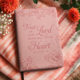 Assured - Proverbs 3:5 Leather Prayer Journal
